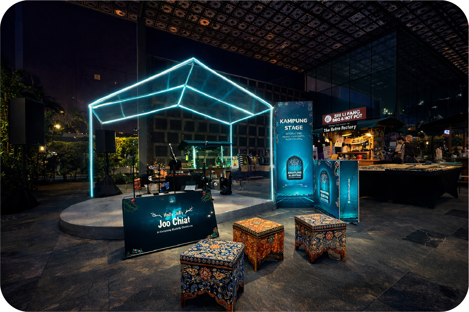 Kampung Stage at Katong Square, Singapore